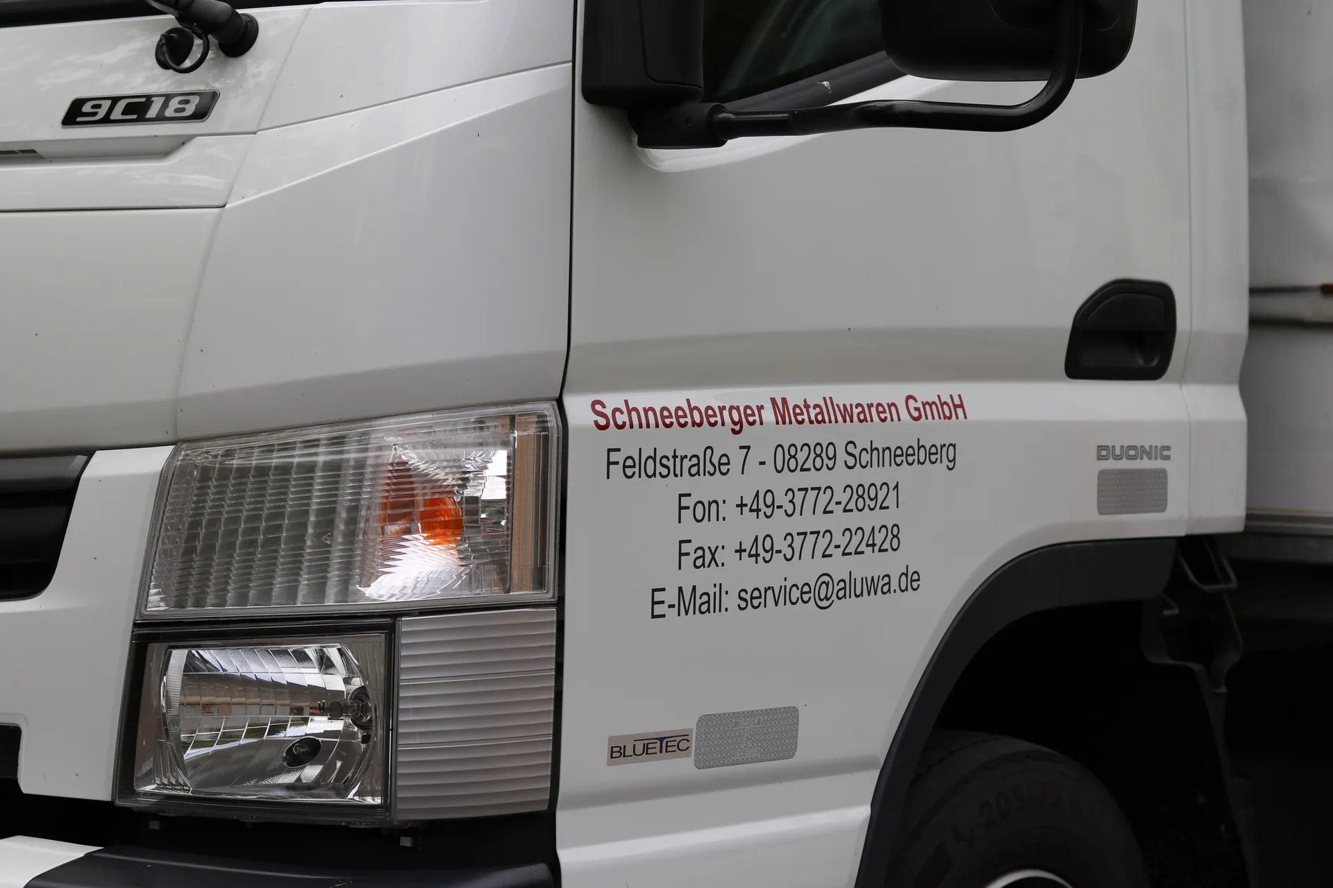 LKW der Schneeberger Metallwaren GmbH